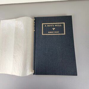 "A Boy's Will" by Robert Frost Hardover Book